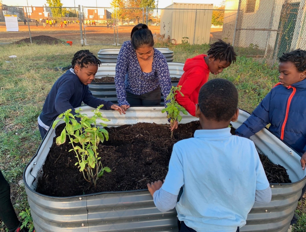Junior Farmers at Finnegan Rec Center